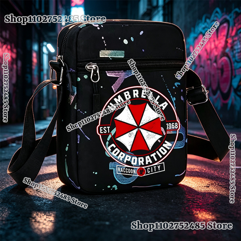 Women'S Bags Handbags - กระเป๋าสะพายไหล่ลายอนิเมะการ์ตูน Movie R-residents Evils กระเป๋าสะพายข้าง กระเป๋าถือสำหรับเก็บมือถือ