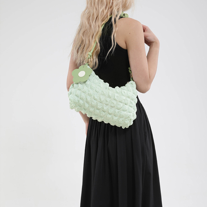 Women Bags Branded - กระเป๋าถือผู้หญิงแบบใหม่ สไตล์เกาหลี สีพื้น โดพามีน แฟชั่น ทันสมัย