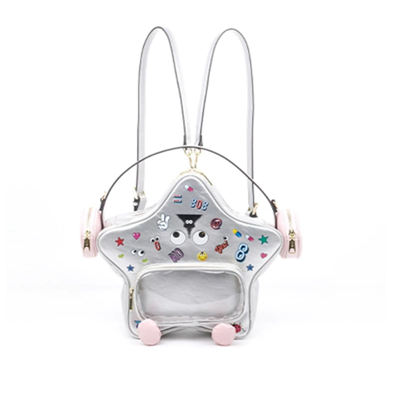 Women Bags Branded - กระเป๋าเป้สะพายหลังสำหรับนักศึกษา แบรนด์ EYE THEME ลายพิมพ์ตลก ใช้ได้ทั้งชายและหญิง