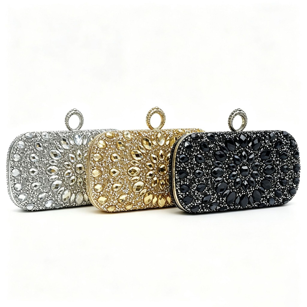 กระเป๋าคลัทช์เพชรเต็มใบ หรูหรา - Women Bags On Sale บทวิจารณ์และราคา