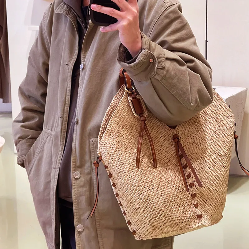 Lafite ฟาง Handmade ทอฟางกระเป - Women'S Raffia Bags บทวิจารณ์และราคา