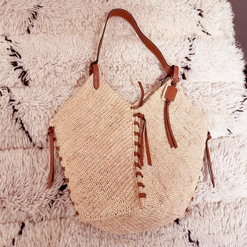 Lafite ฟาง Handmade ทอฟางกระเป - Women'S Raffia Bags บทวิจารณ์และราคา